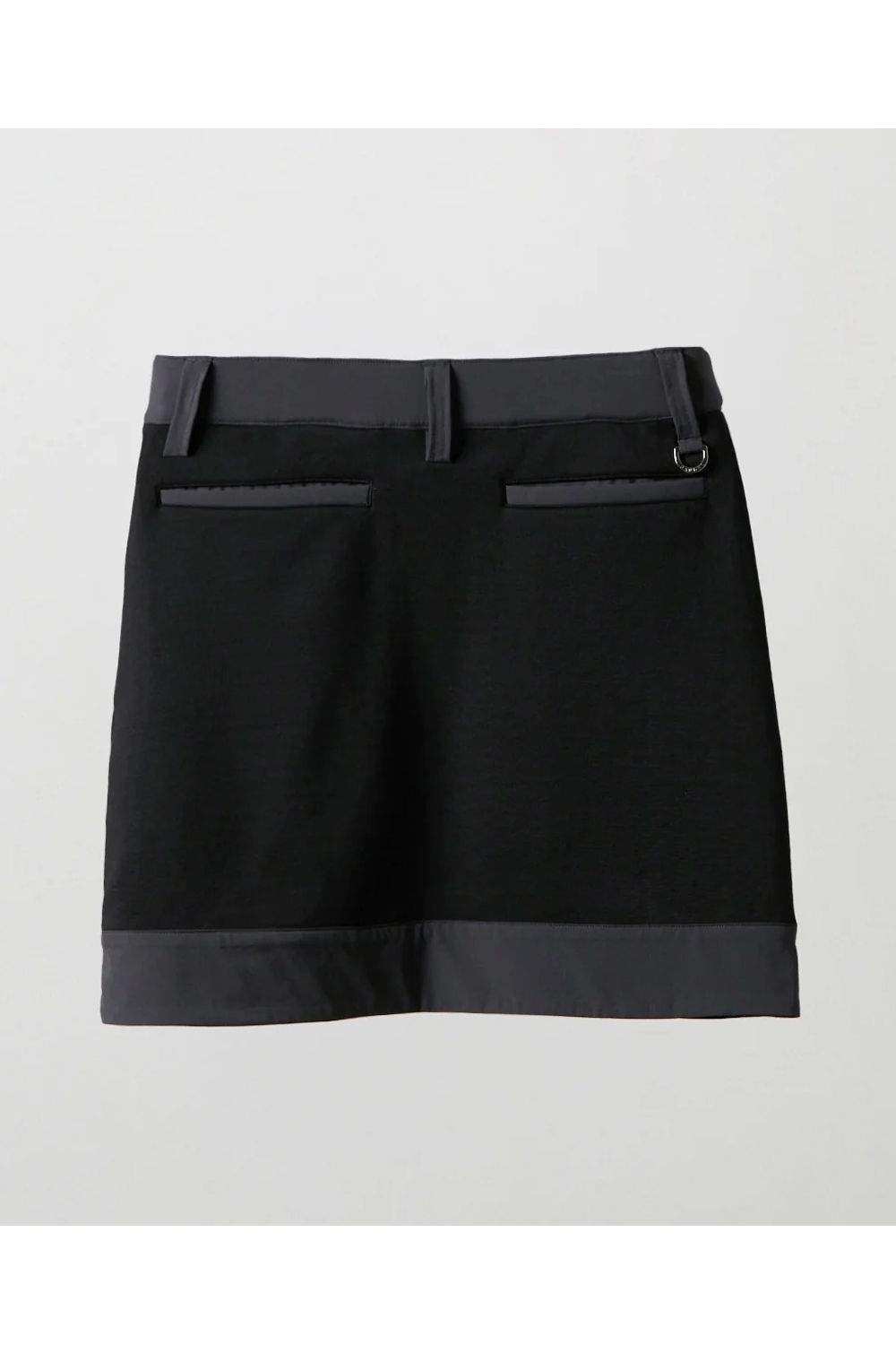 【26AW】 【レディース】 FLEECE COMBINATION SKIRT / フリース コンビネーション スカート (ブラック)