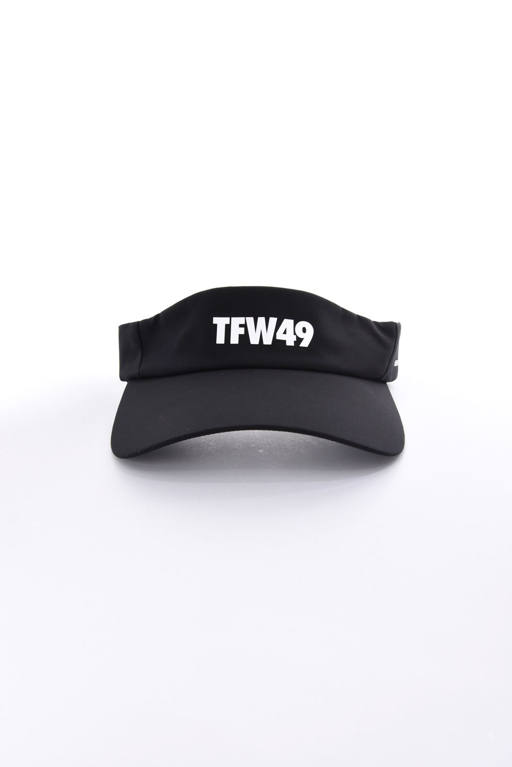 TAFFETA SUN VISOR / ブランドロゴ サンバイザー (ブラック)