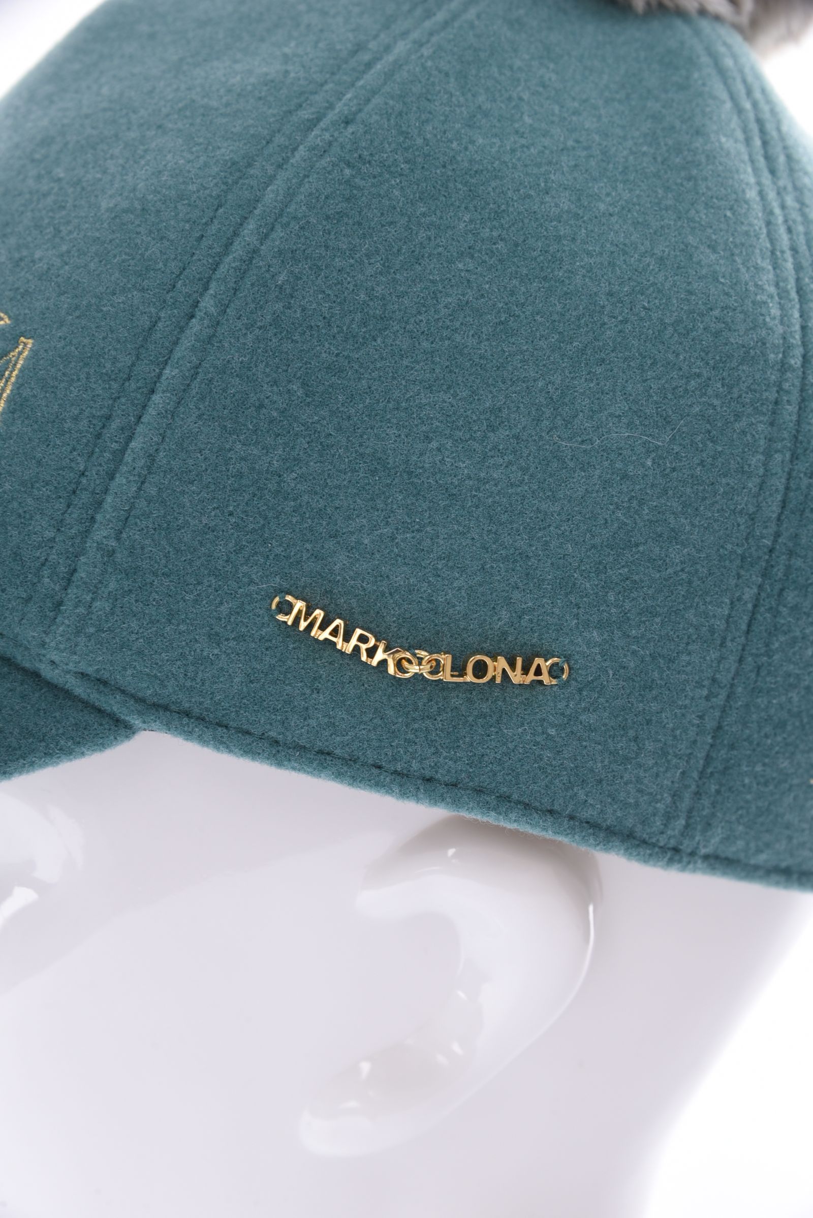 【レディース】ATLANTRIS SPARKLE POM CAP / エコファー梵天 キャップ (ミント)