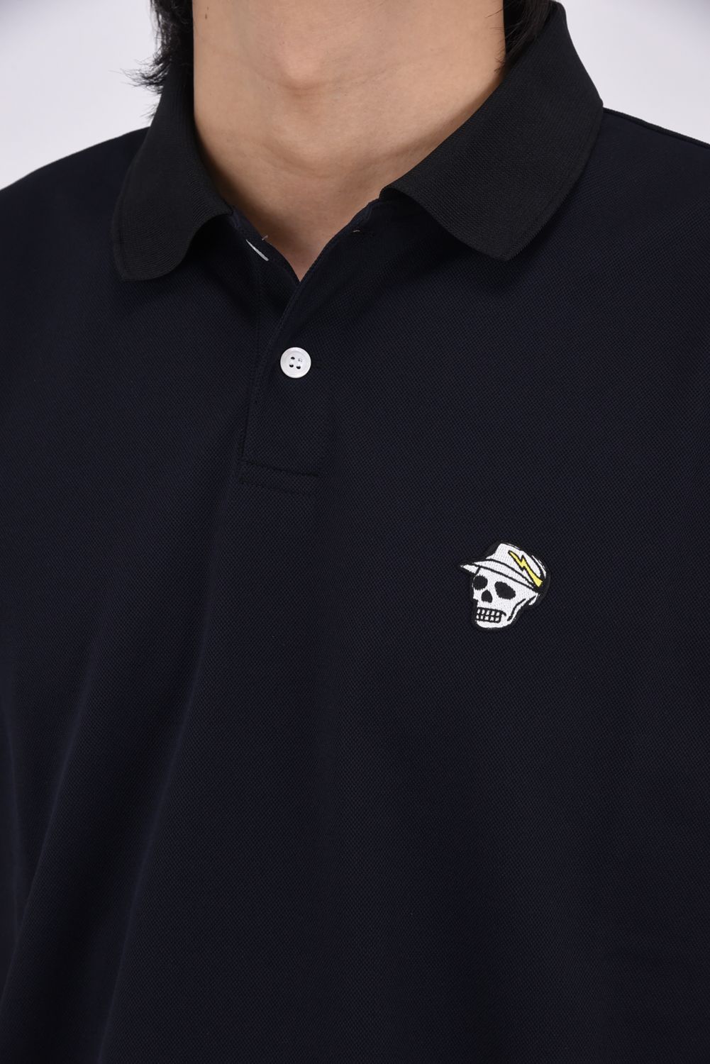 【26SS】 DVG CREW STANDARD POLO / クルーネック ポロシャツ (ホワイト)