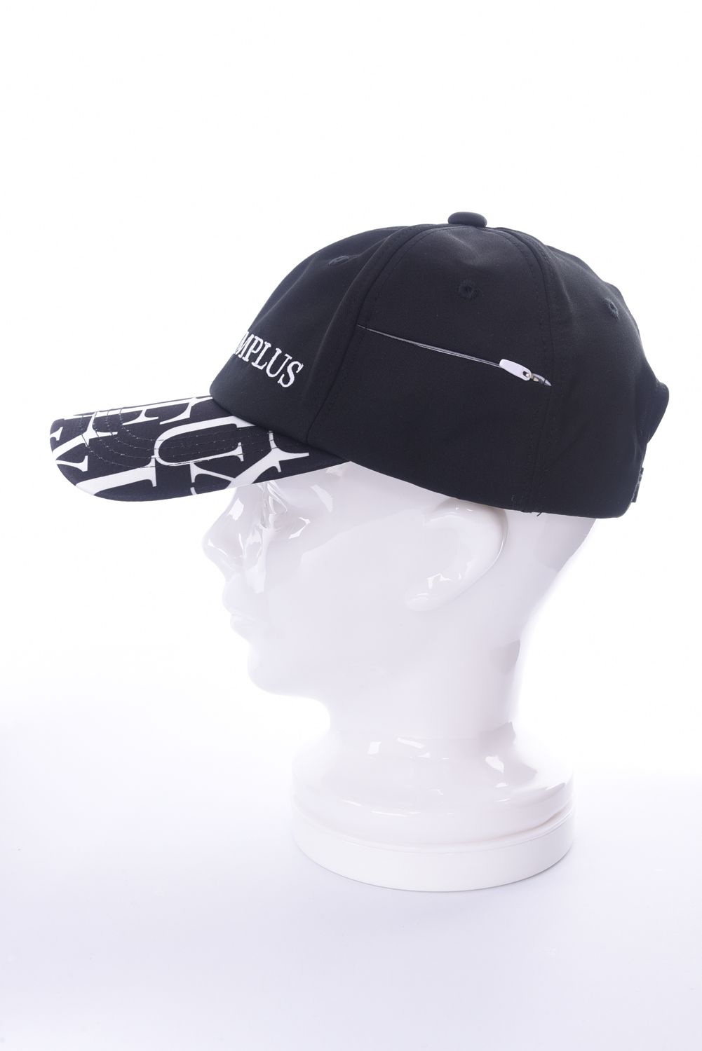 LOGO PATTERN CAP / オリジナル 総柄ロゴ ベースボールキャップ (ブラック)
