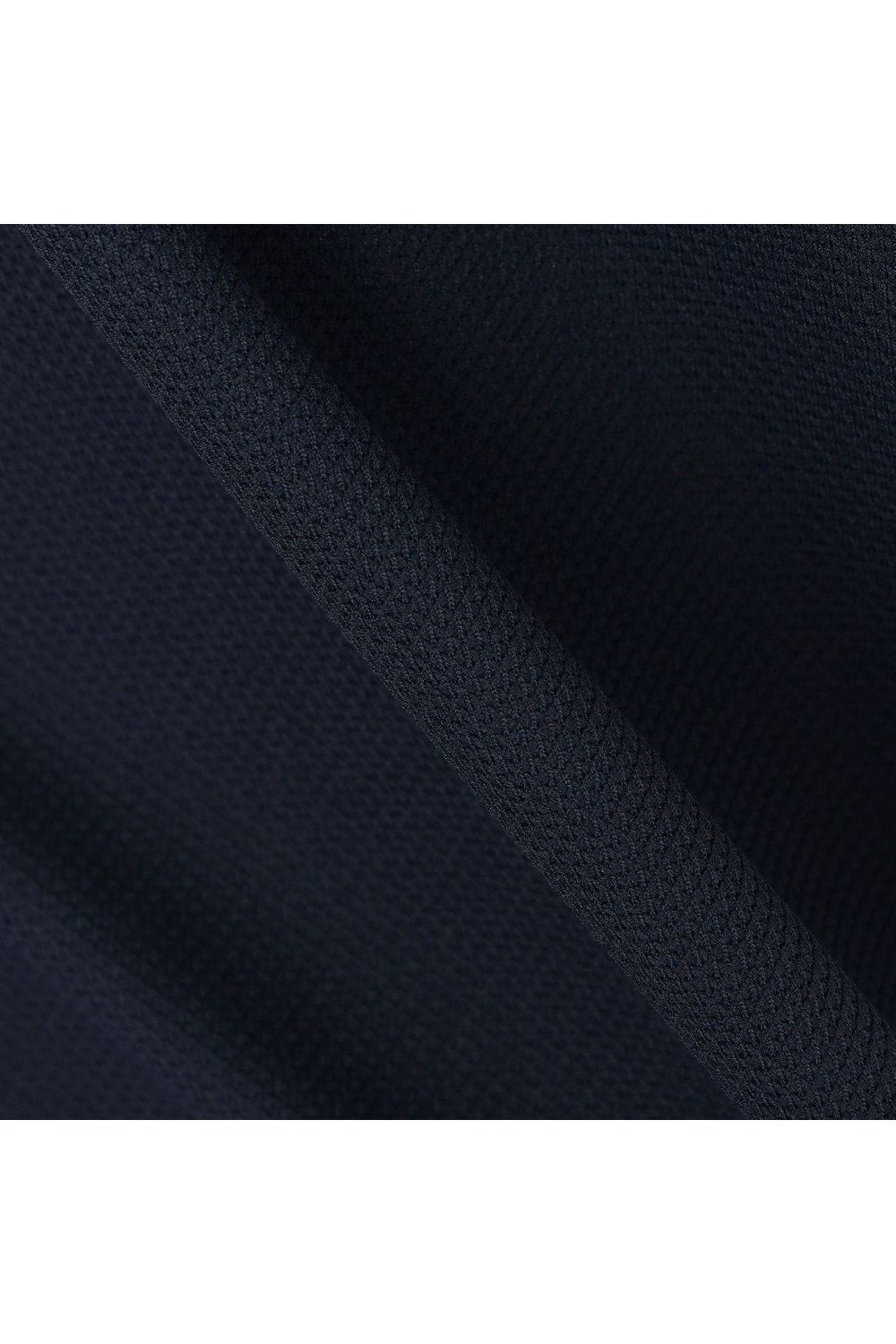 【26SS】 MEN'S LINE POLO RF / カノコ生地 ラインロゴテープ リラックスフィット ポロシャツ (ネイビー)