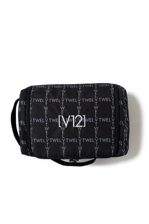 【26SS】 TYPO GRID SHOES CASE / ブランドロゴ シューズケース (ブラック)