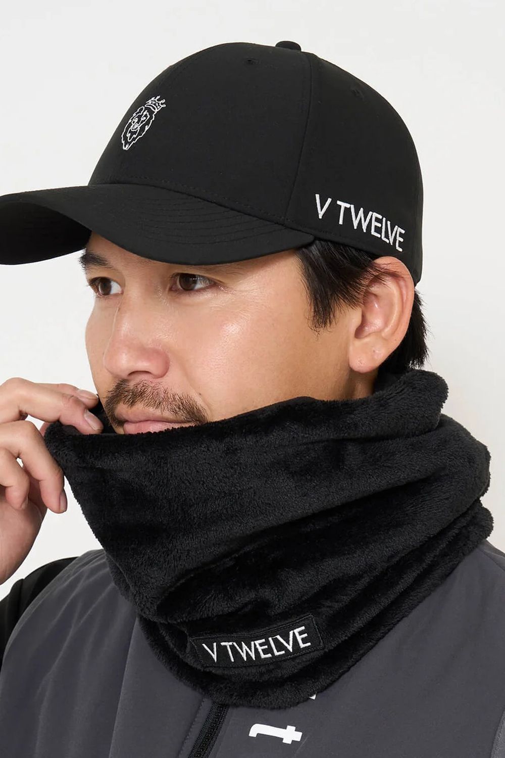 【26AW】【プレゼント好適品】 POCKET NECK WARMER / フリース裏地 カイロポケット付きネックウォーマー (ブラック)