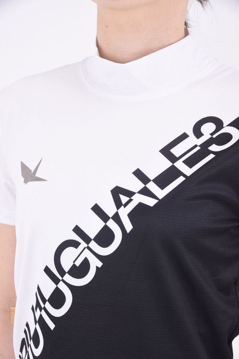 1PIU1UGUALE3 GOLF - 【レディース】 1PIU1UGUALE3 DIAGONAL S/S MOCK 