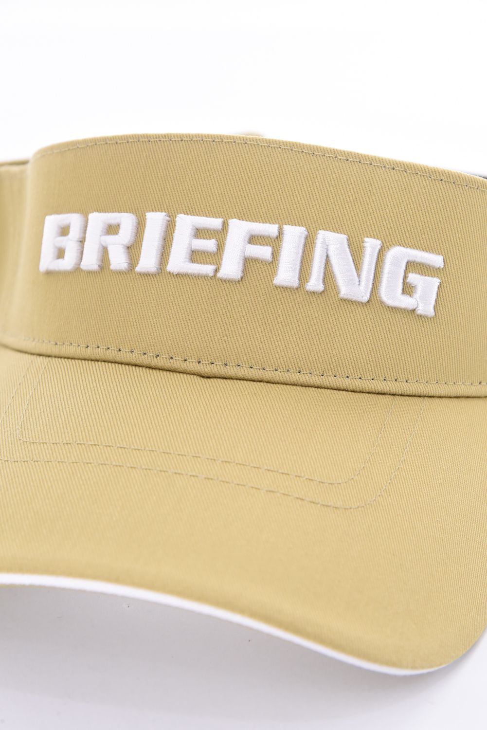 【26SS】 MEN’S BASIC VISOR / ベーシック ブランドロゴ サンバイザー (ベージュ)