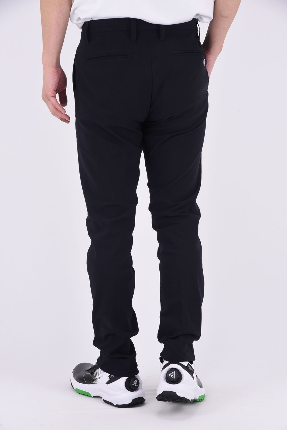 【25SS】 MENS BASIC PANTS / ベーシック フルレングス ストレッチ パンツ (ブラック)