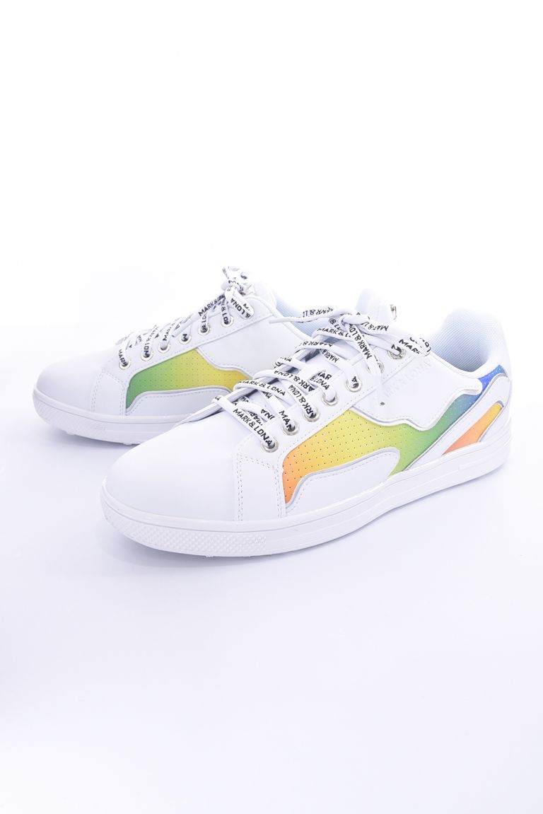 MARK&LONA - KARMA CAMO GOLF SNEAKER / レインボーグラデーション 