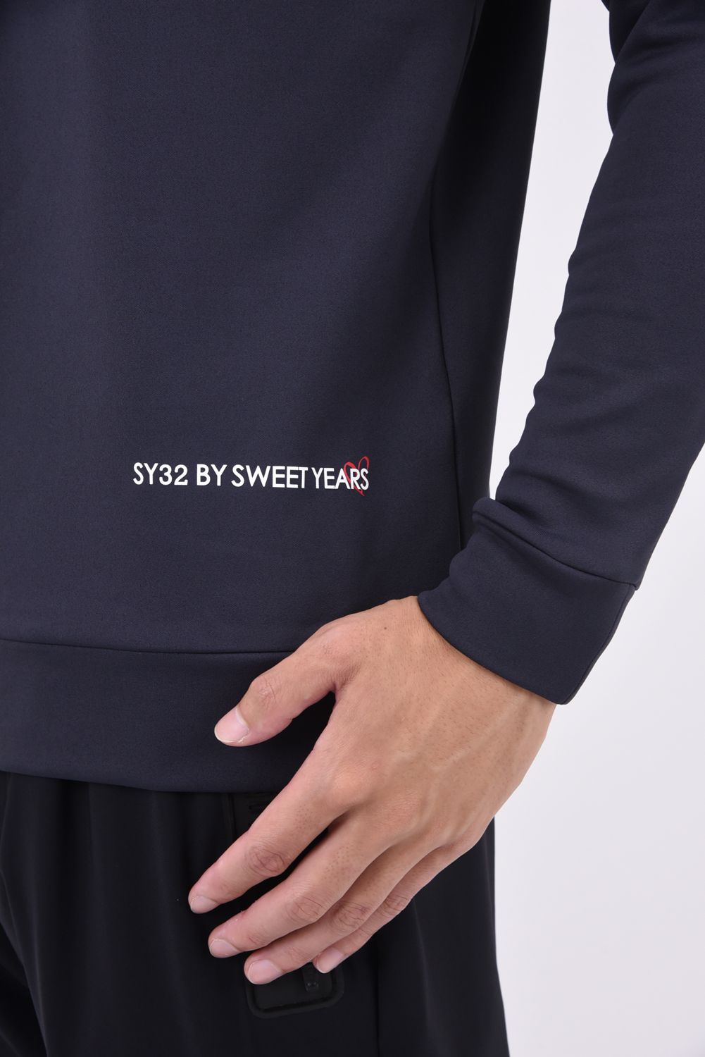 SY32 by SWEET YEARS GOLF - ZIP UP LIGHT STRETCH SHIRTS / ロゴ