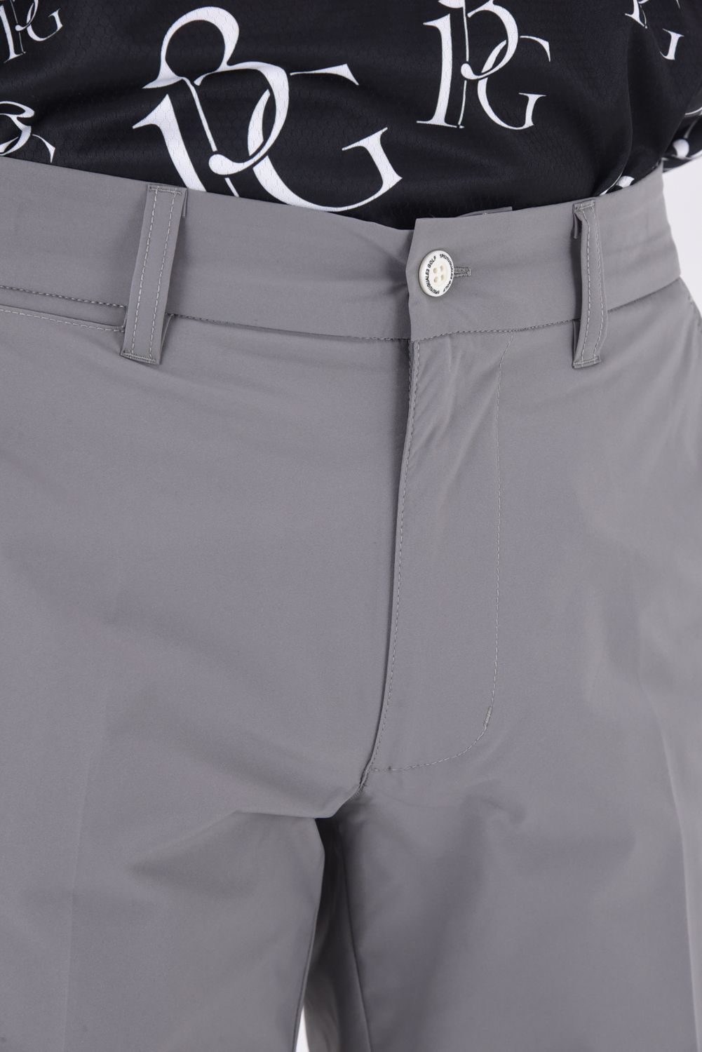 BASIC SHORT PANTS / ブランドロゴ ベーシック ショートパンツ (グレー)