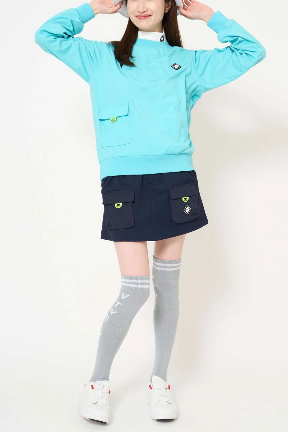 【26AW】【レディース】 ARC TAG BZ SNEAD / 蓄熱保温素材 バックファスナー フロントポケット スニードジャック (ターコイズ)