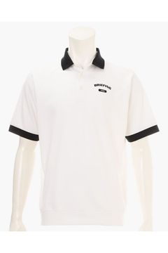 【26SS】 MEN’S COLLEGE LOGO POLO RF / カレッジロゴ リラックスフィット ポロシャツ (ホワイト)