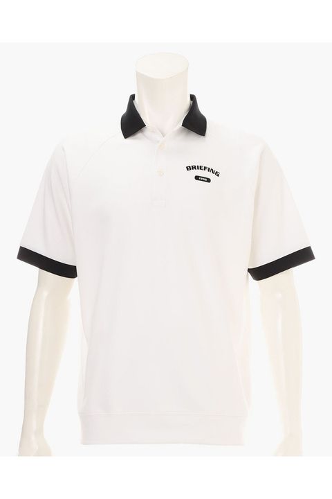 【26SS】 MEN’S COLLEGE LOGO POLO RF / カレッジロゴ リラックスフィット ポロシャツ (ホワイト)