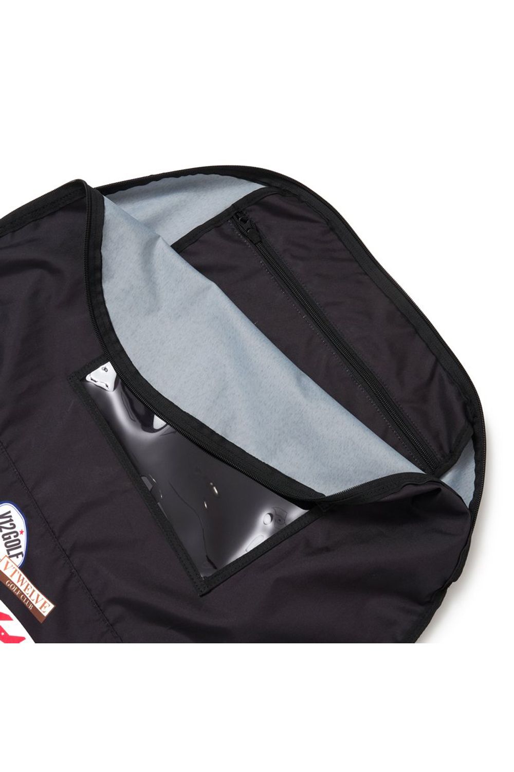 【26SS】 NICE TRIP / ステッカープリント トラベルケース (ブラック)