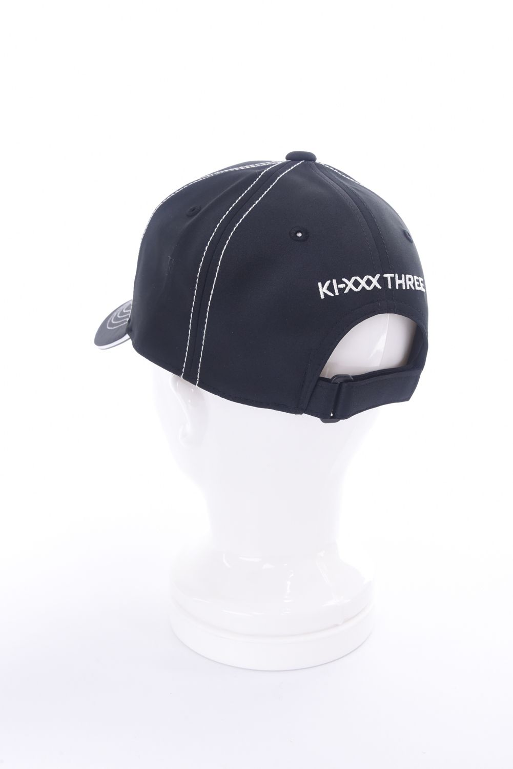 LOGO CAP / 立体ロゴ刺繍 キャップ (ブラック)