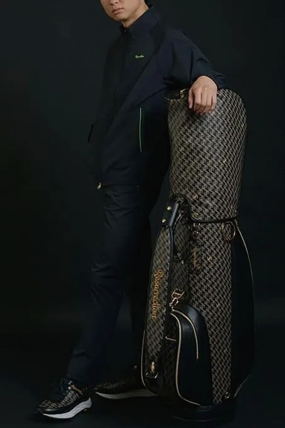 【26SS】 NEON LONG PANTS / ネオンシリーズ ブランドロゴ ロングパンツ (ブラック)*