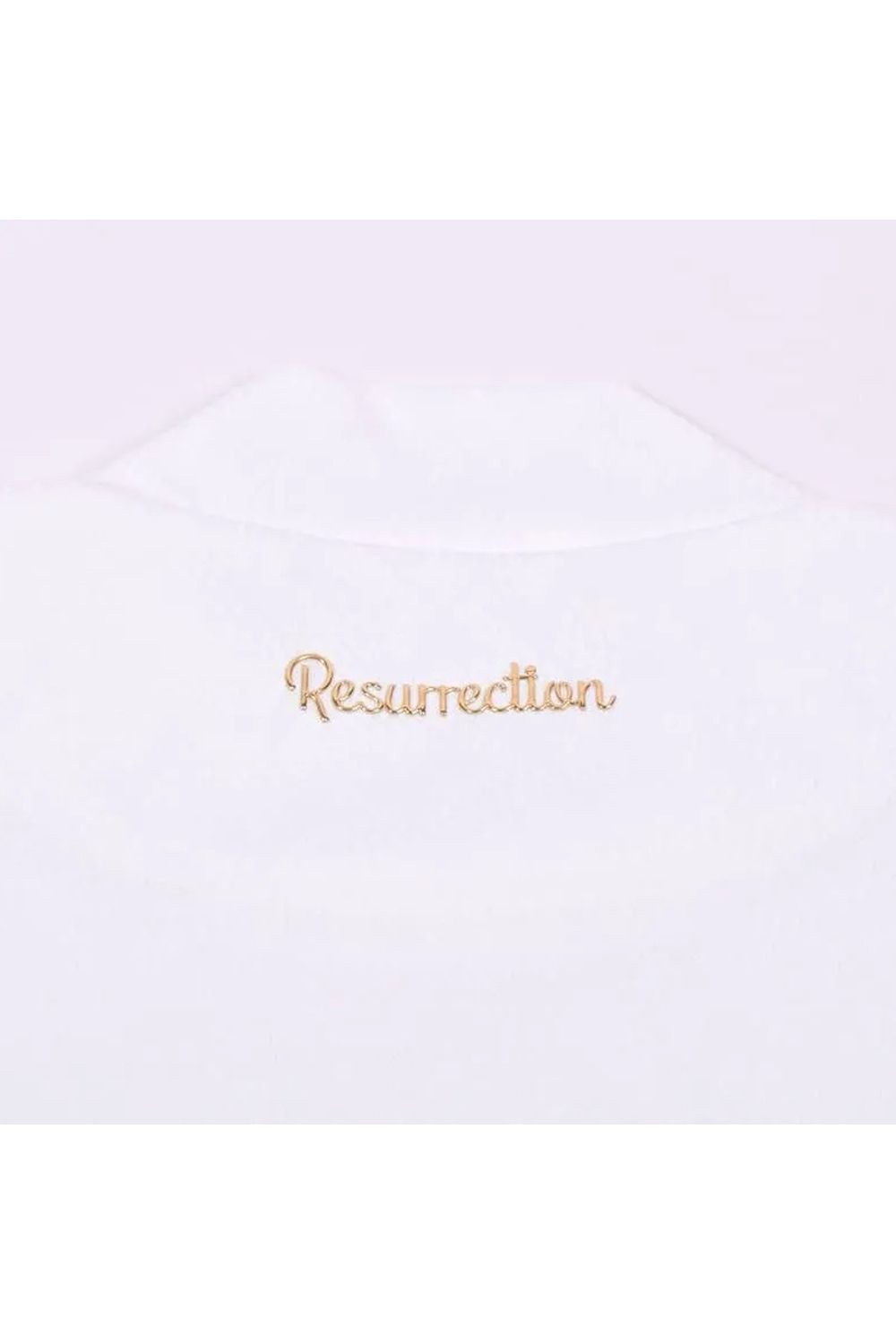 【26SS】【レディース】 WOMENS GM JACQUARD MOCK NECK / オリジナルテキスタイル モックネックTシャツ (ホワイト)*