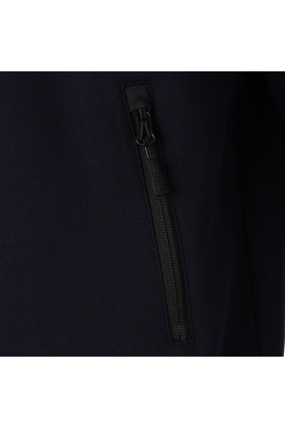 【26AW】 MEN’S WARM LINE PARKA / ダンボールニット サイドライン ジップアップパーカー (ネイビー)