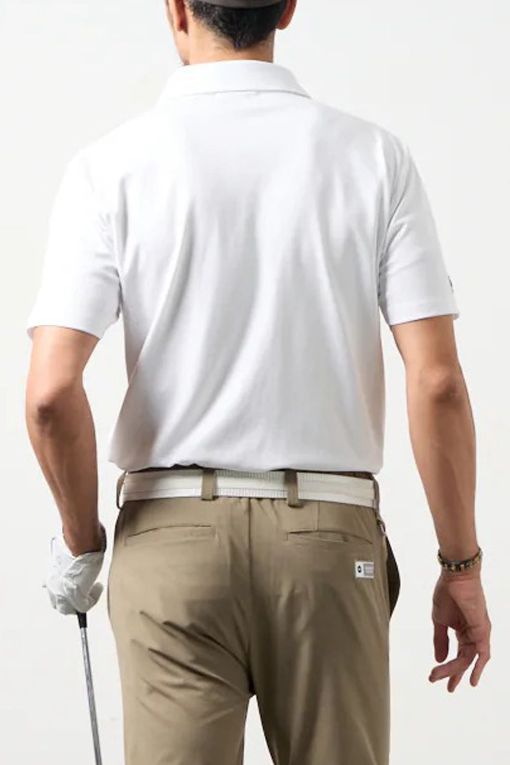 【26SS】 HEAT PUNCHING POLO SHIRT / バックロゴ パンチング ポロシャツ (ホワイト)