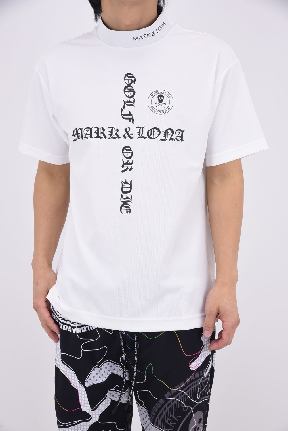 MARK ＆ LONA - 【26SS】 CROCE WAFFLE MOCK NECK TEE / ナイロン