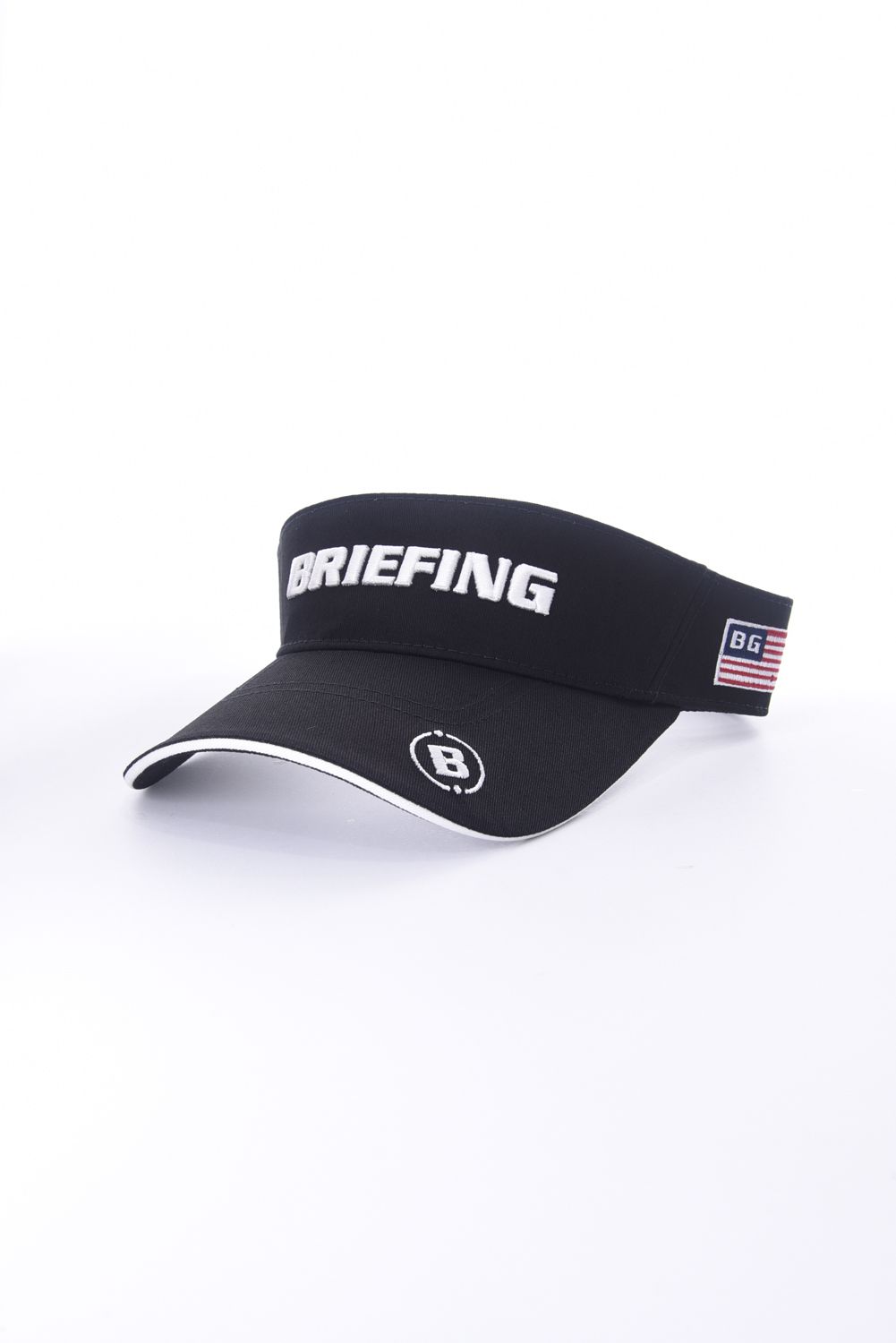 公式ファッションブランド通販サイト BRIEFING - MENS BASIC VISOR / ロゴ刺繍 ベーシック サン メンズウェア