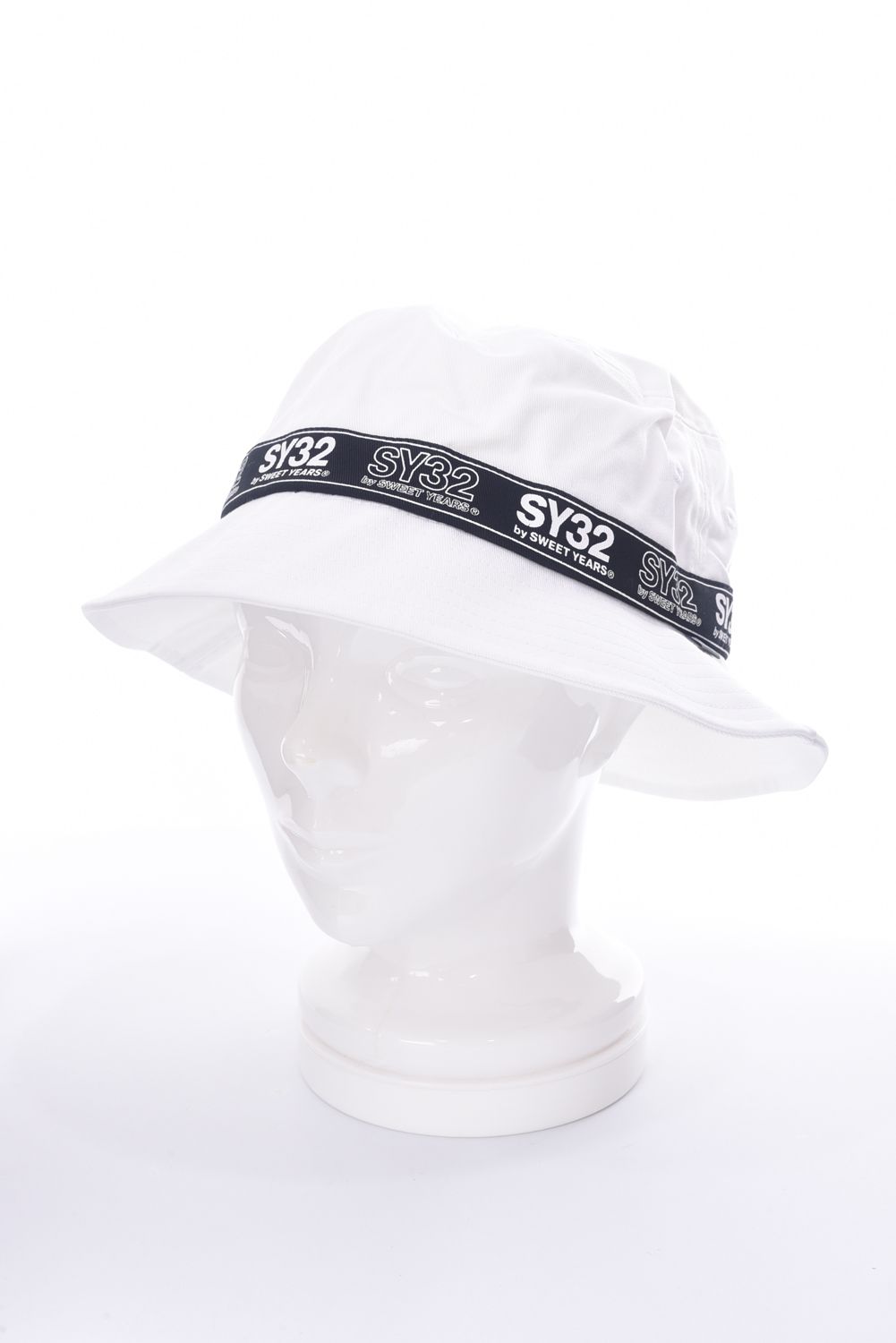 SY32 by SWEET YEARS GOLF - TAPE LOGO BUCKET HAT / ロゴラインテープ