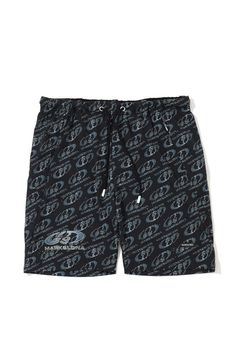 【2026AW 木村拓哉さん着用 VOL.1】 VORTEX DRY TECH SHORTS / オーバルスカルパターン ナイロン ショートパンツ (ブルー)