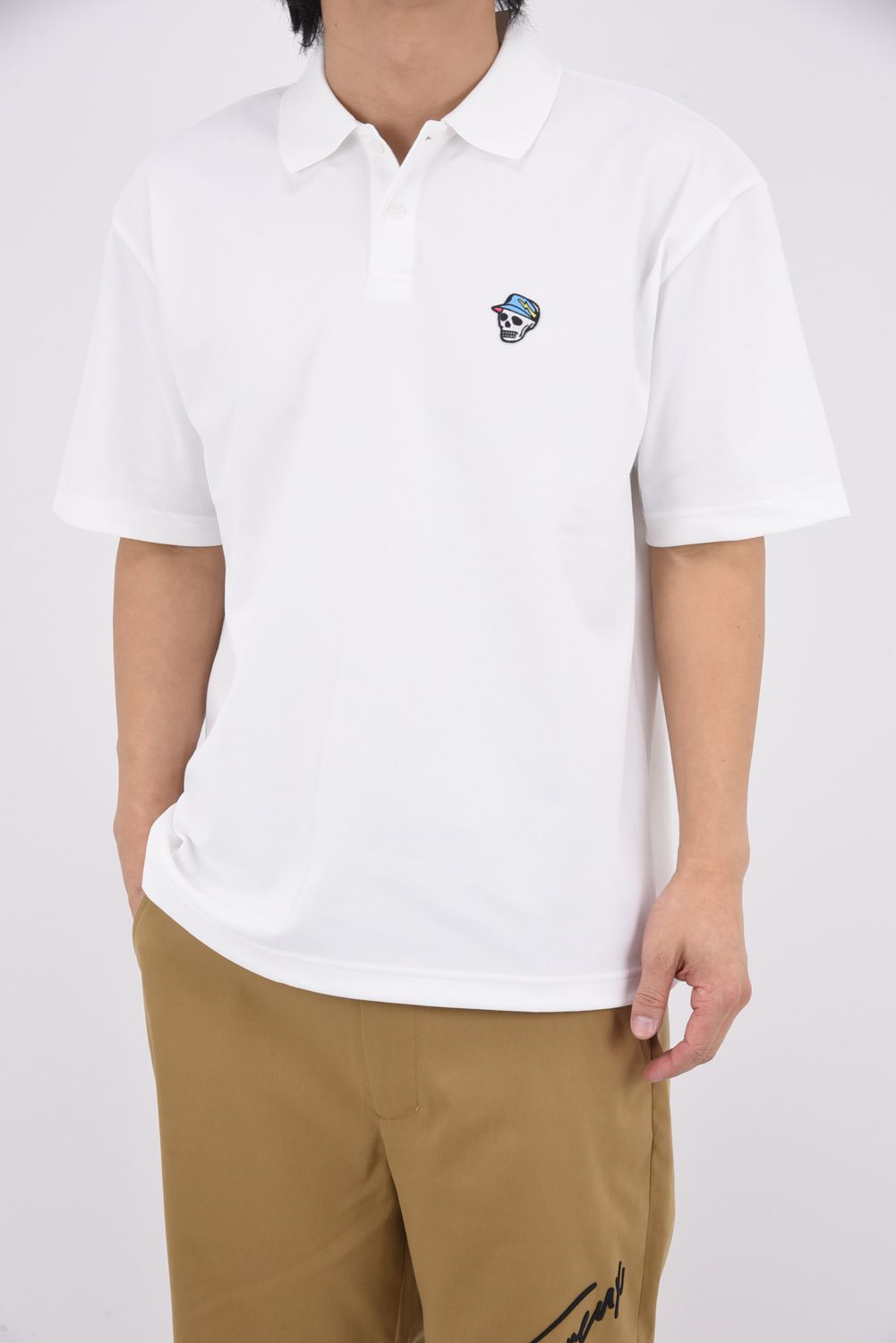 【26SS】 DVG CREW STANDARD POLO / クルーネック ポロシャツ (ブラック)