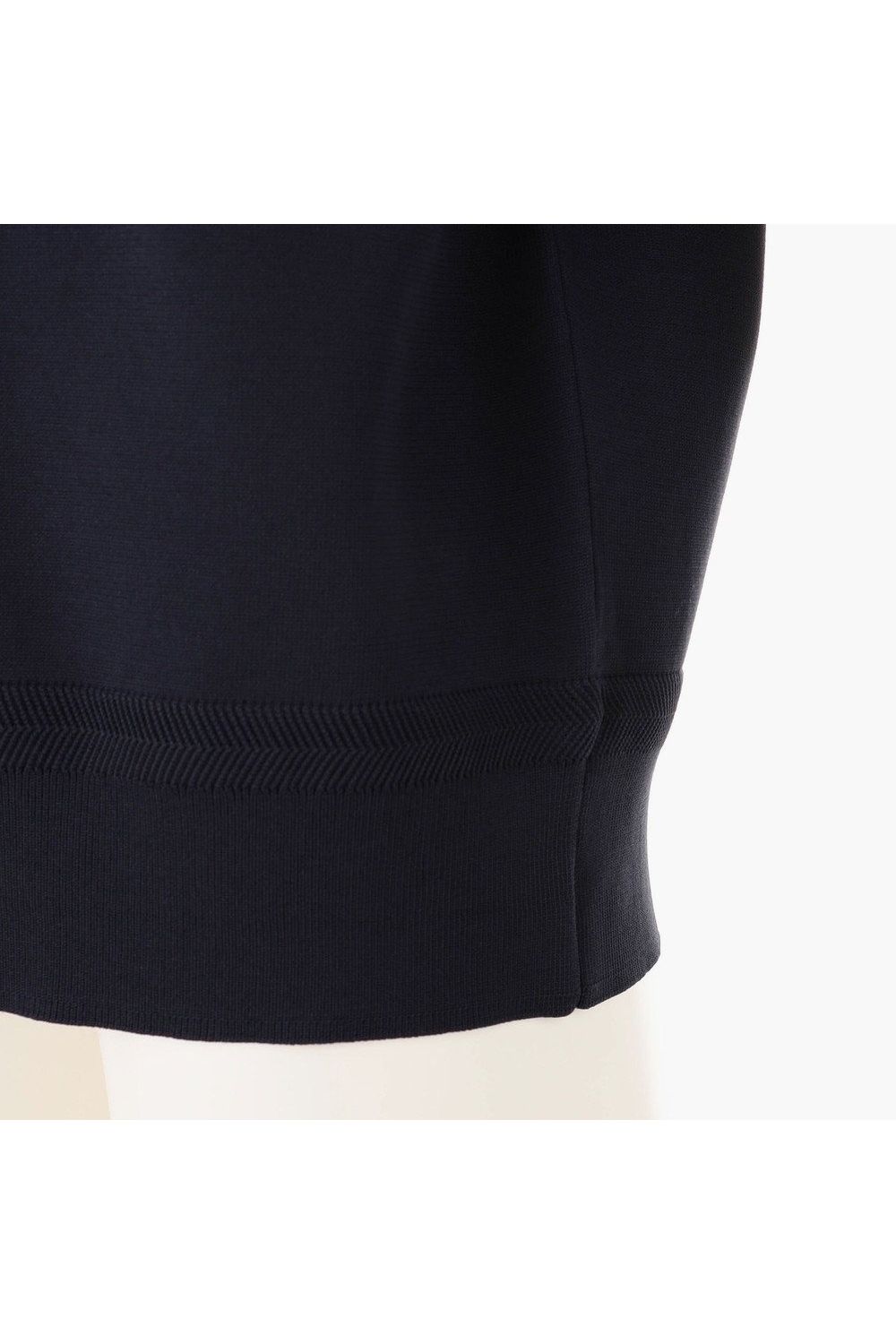 【26AW】 MEN’S PLANE KNIT HALFZIP / BGロゴ ハーフジップニット (ネイビー)