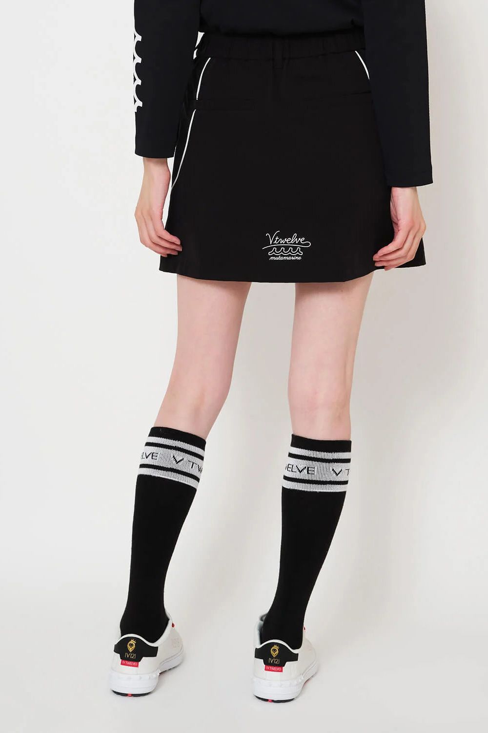 【25AW】【レディース】 MU12 SKIRT / ムータマリン ヴィトゥエルヴ コラボ スカート (ブラック)