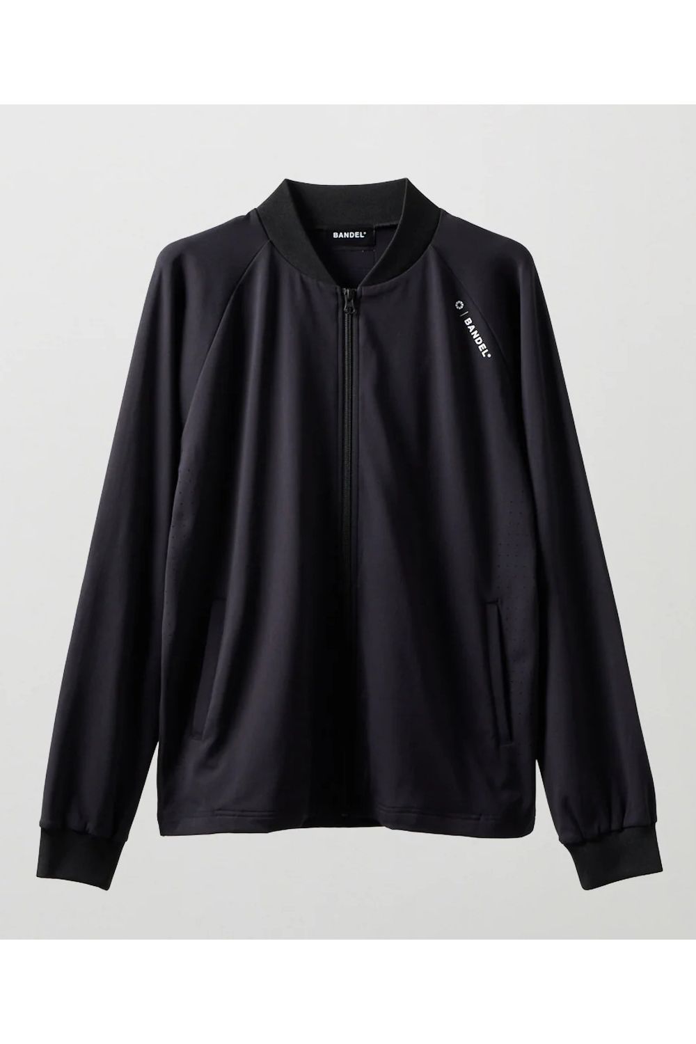 【26SS】 BASEBALL COLLAR BLOUSON / 微起毛素材 ベースボールカラー ジップアップブルゾン (ブラック)