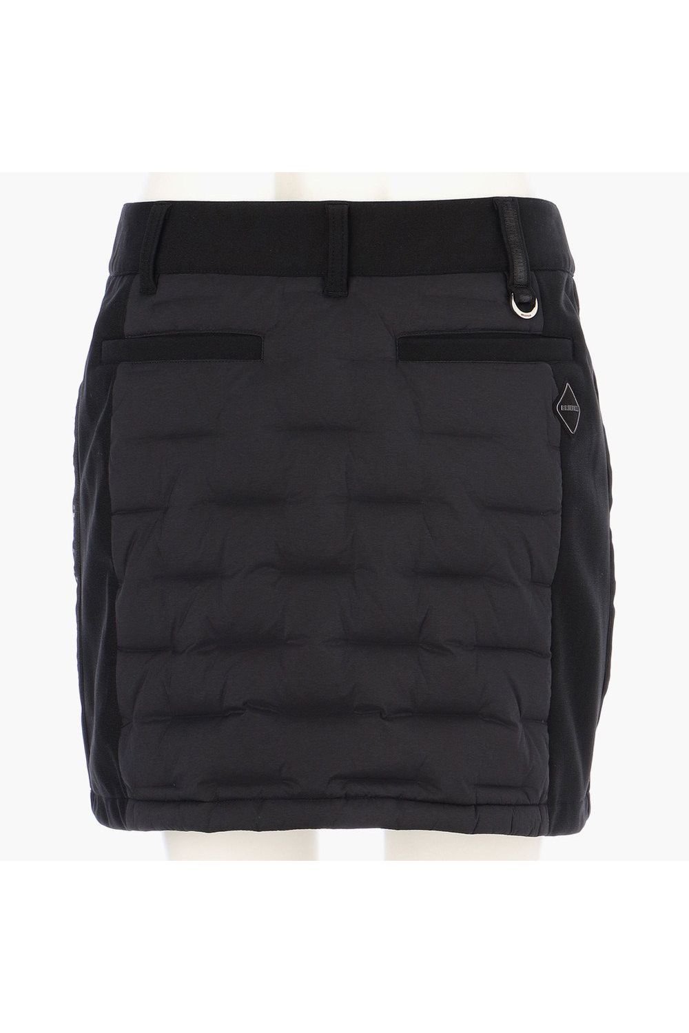 【25AW】【レディース】 WOMEN'S HYBRID DOWN SKIRT / ストレッチタフタ ダイヤモンドロゴ ハイブリッドダウンスカート (ブラック)