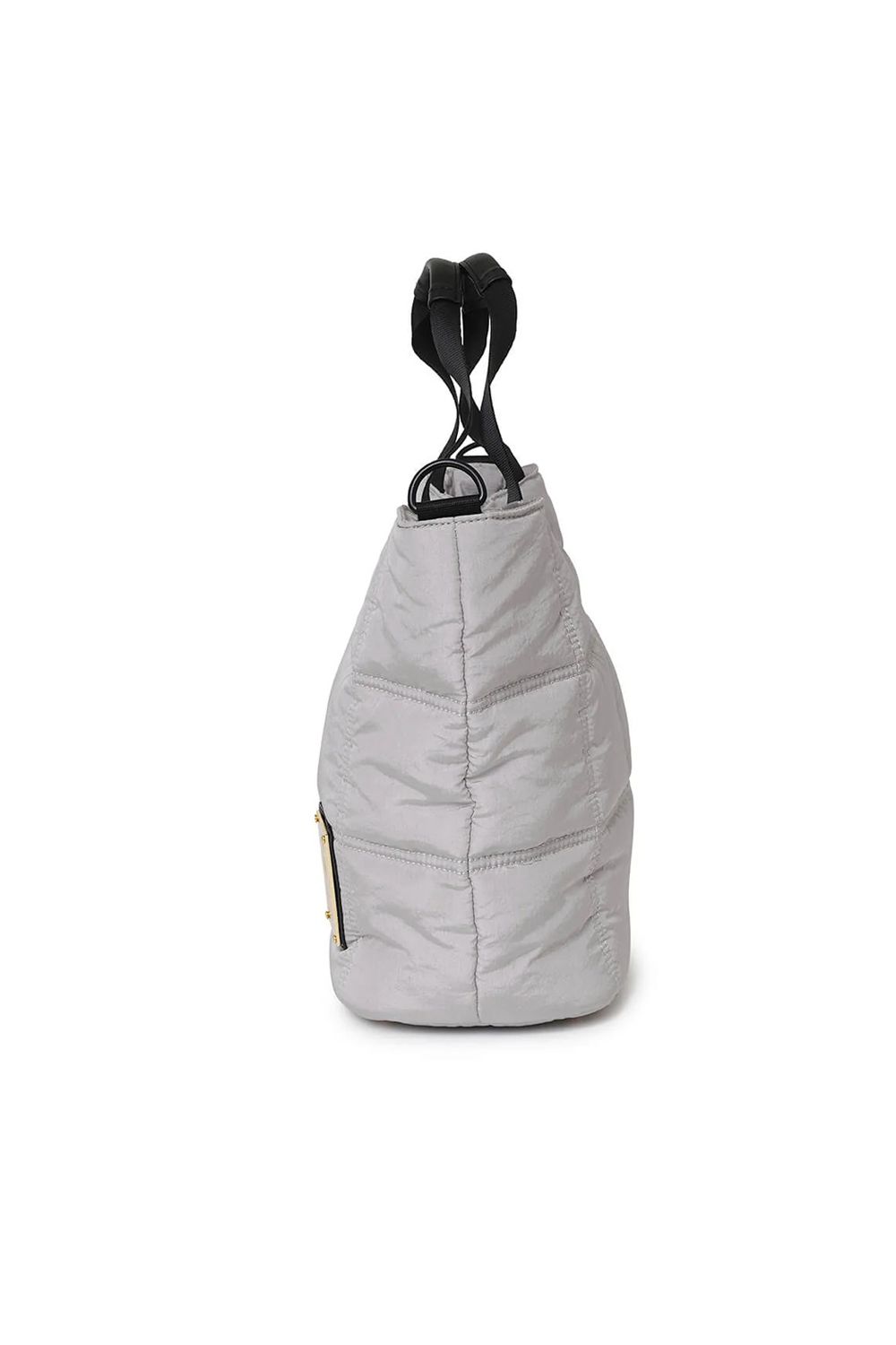 QUILT CART BAG / キルティング ロープショルダー付きカートバッグ (グレー)