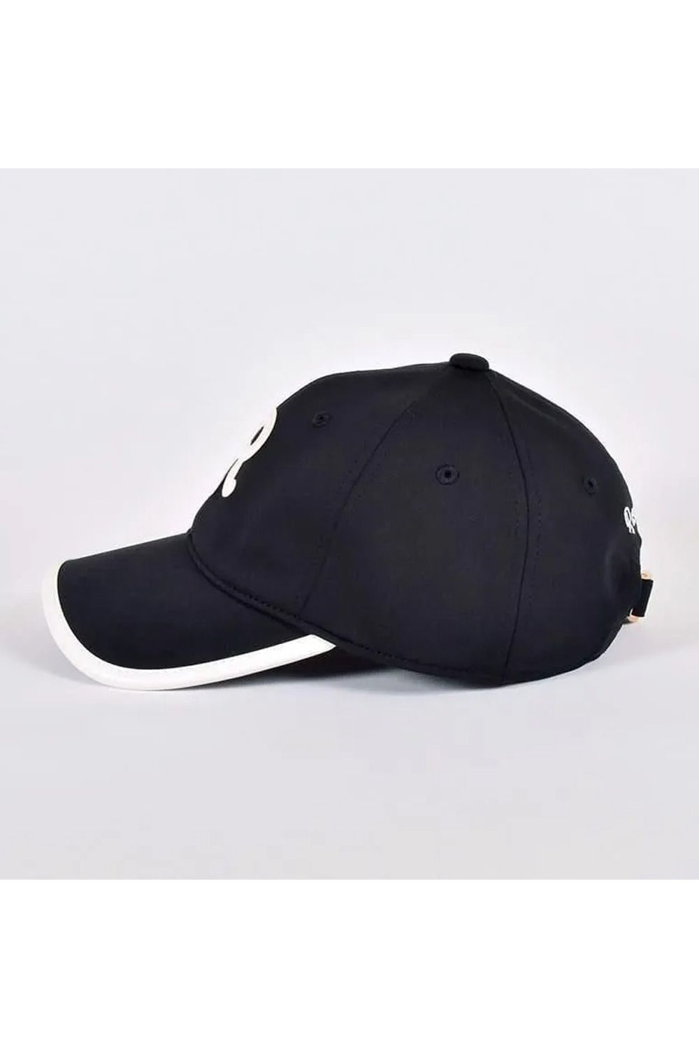 【26AW】 LEATHER LOGO PIPING CAP / レザーロゴパイピングキャップ  (ブラック)