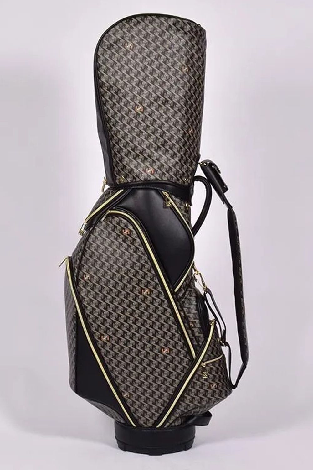 【26SS】【銀行振込・代金引換不可】【返品・交換不可】 ORIOLA（オリオラ） / ブランドオリジナルテキスタイル カートタイプ キャディバッグ （ダークブラック）*