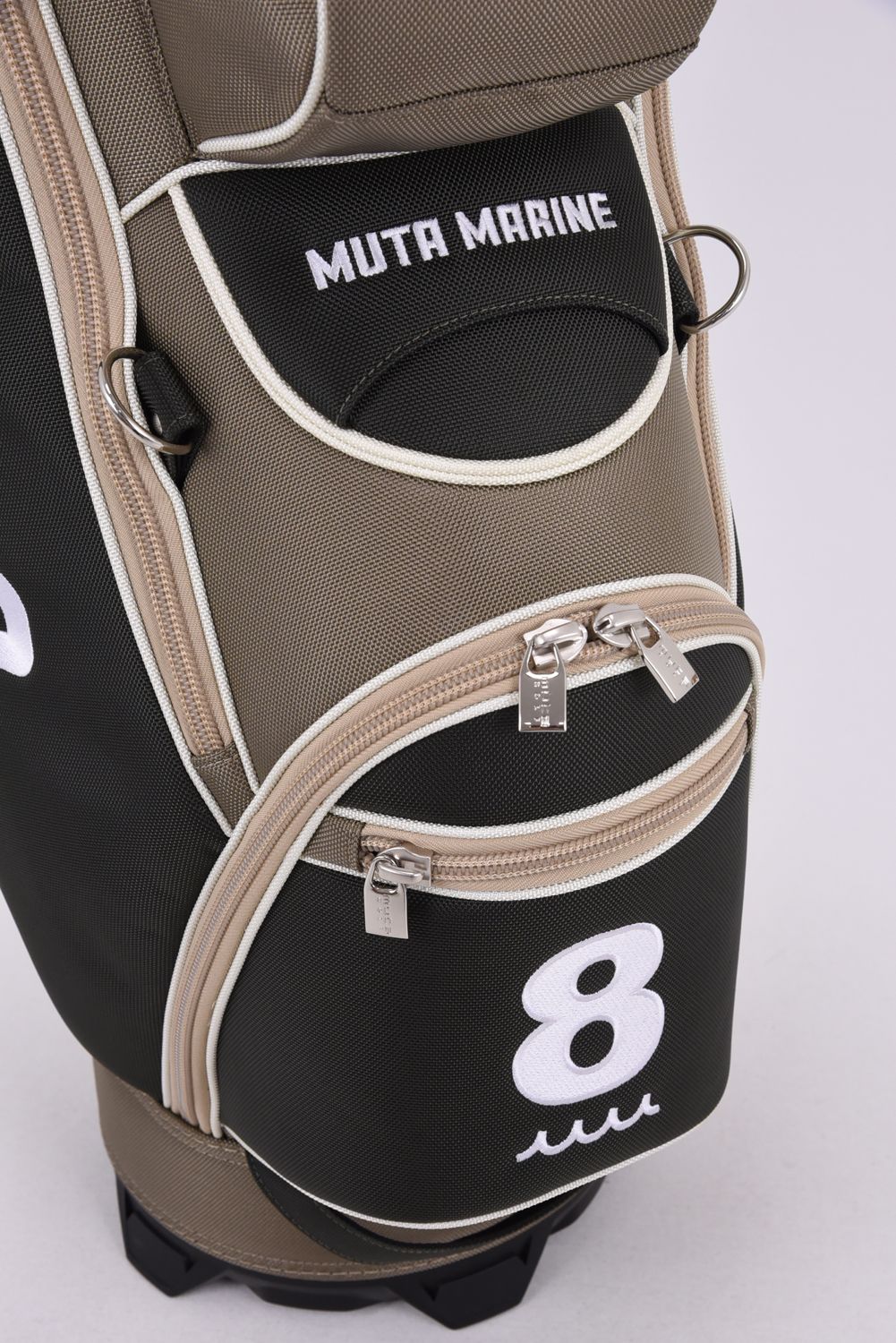 【26AW】 DUAL MAG PRO POLY COMBO CADDY BAG & HEAD COVER / ナイロン バイカラー カートタイプ キャディバッグ&ヘッドカバーセット (カーキ)
