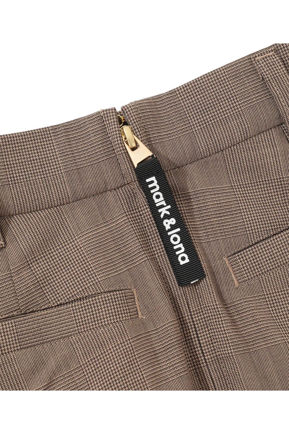 【2025AW】【レディース】 LUMINOUS GLEN BALLOON SKIRT / グレンチェック バルーンスカート (インナーパンツ付き) (ブラウン)