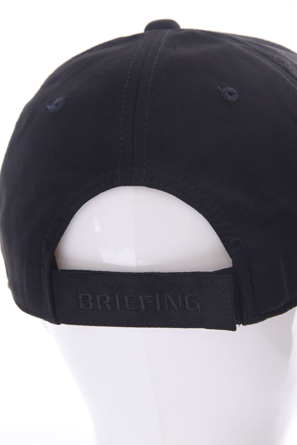 SUEDE CAP / スウェード生地 キャップ (ブラック)