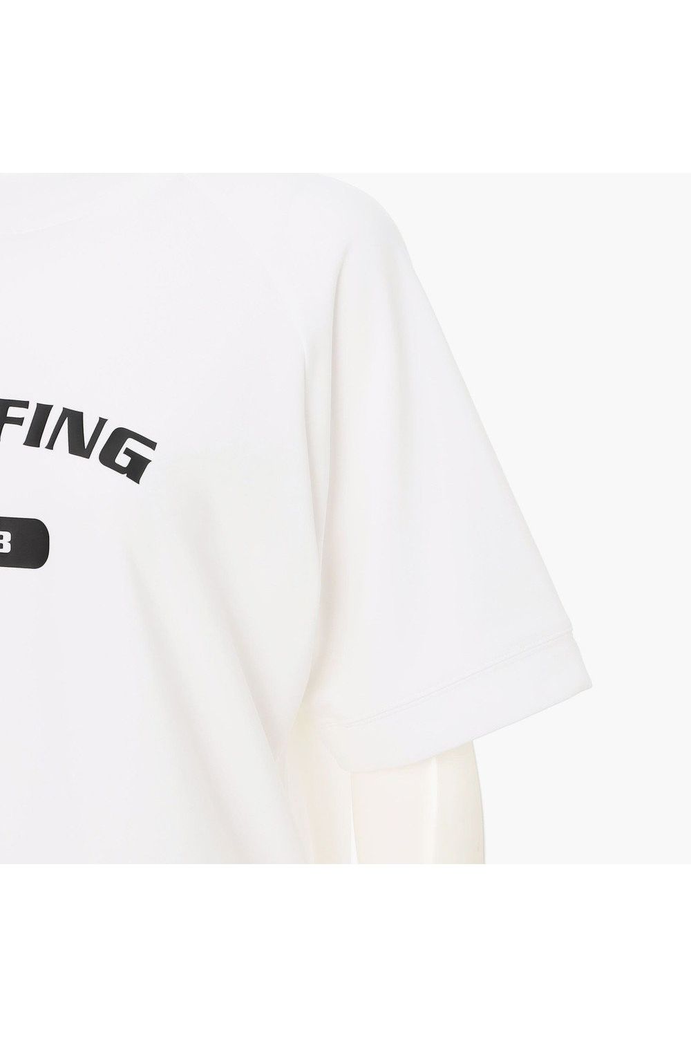 【26SS】【レディース】 WOMEN’S COLLEGE LOGO HIGHNECK / カレッジロゴ リラックスフィット モックネックTシャツ (ホワイト)