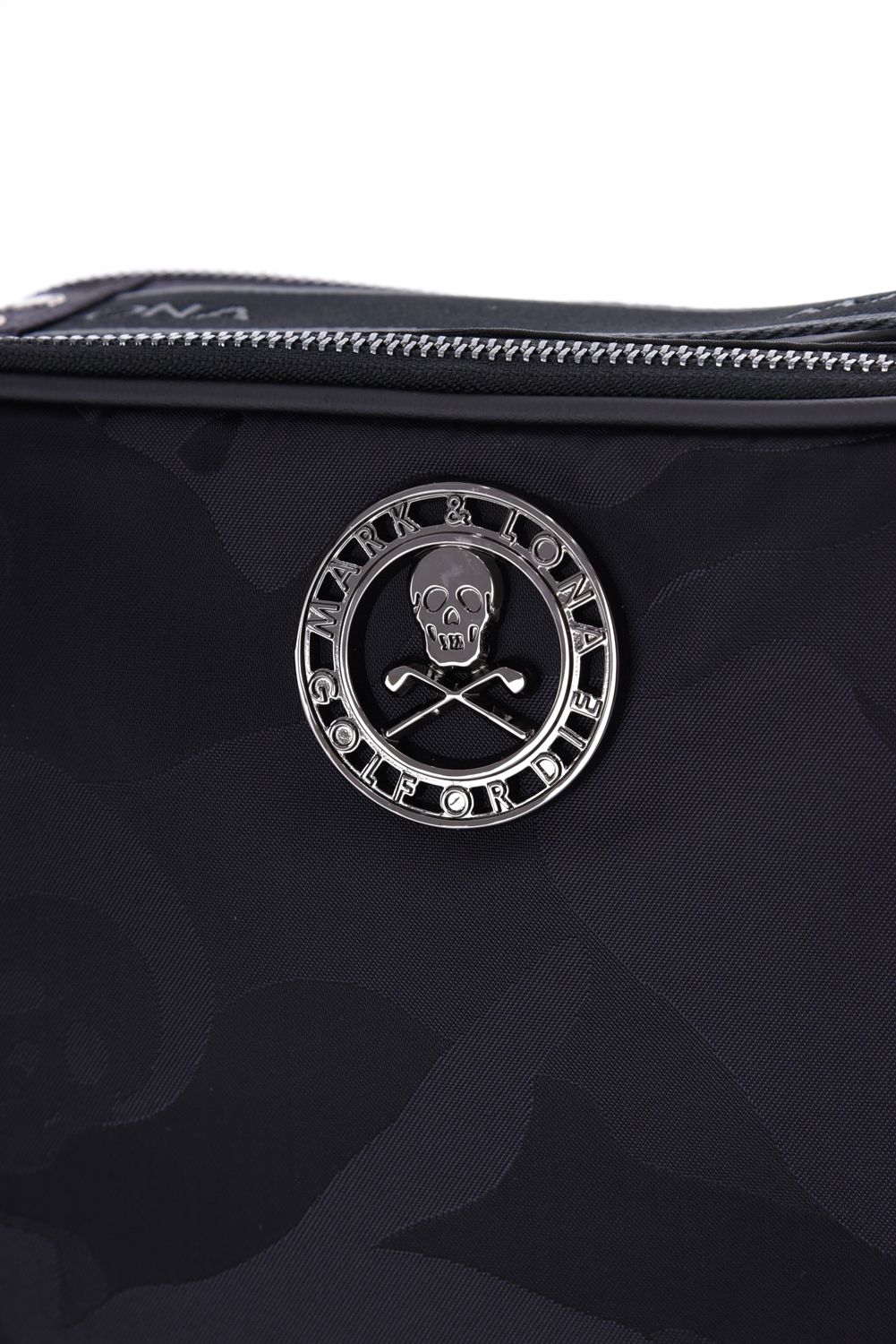【26AW】 PREMIUM GAUGE 2-WAY BAG / コーデュラナイロン シンセティックレザー スカルカモジャカード 2WAYバッグ (ブラック)