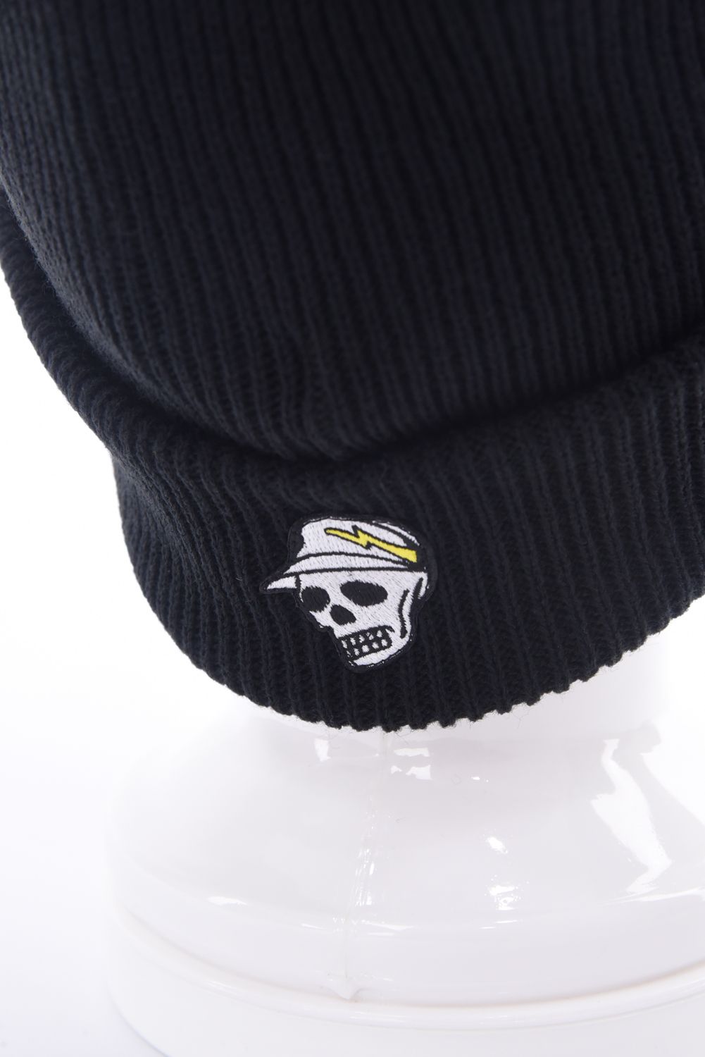 BOLT LOOSE BEANIE / ボルト ルーズ ニットビーニー (ブラック)