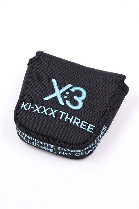 【先着順にてお取り寄せ】【銀行振込・代金引換不可】【返品・交換不可】 PUTTER COVER / マレットタイプ パターカバー (ブラック/ターコイズ) (ご注文から1週間ほどで入荷予定)