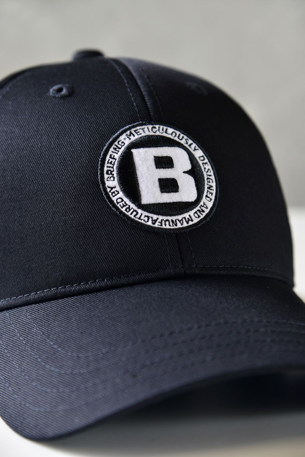 【GOSSIP GOLF別注】 B-MARK CIRCLE LOGO CAP / サークルロゴ シルバー刺繍 キャップ (ブラック)