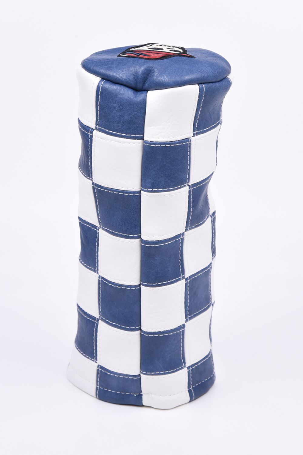 【26AW】【CAPSULE COLLECTION】 CHECKERED FAIRWAY BARREL COVER / チェッカー柄 バレル型 フェアウェイウッドカバー (ブルー)
