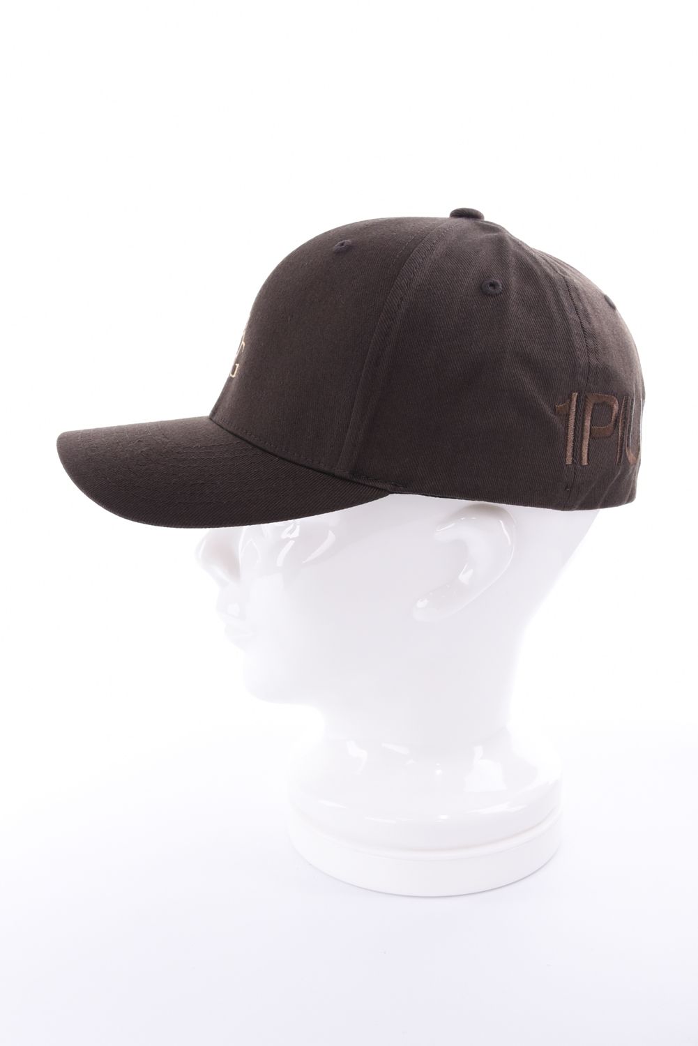 【26AW】 WOOLY COMBED 1PIU1UGUALE3 LOGO CAP / バックロゴ刺繍 キャップ (ブラウン)