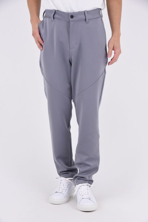 【26SS】 MEN'S 3D LOGO SLIM PANTS / 3Dエンボスロゴ ストレッチジャージ スリムパンツ (グレー)