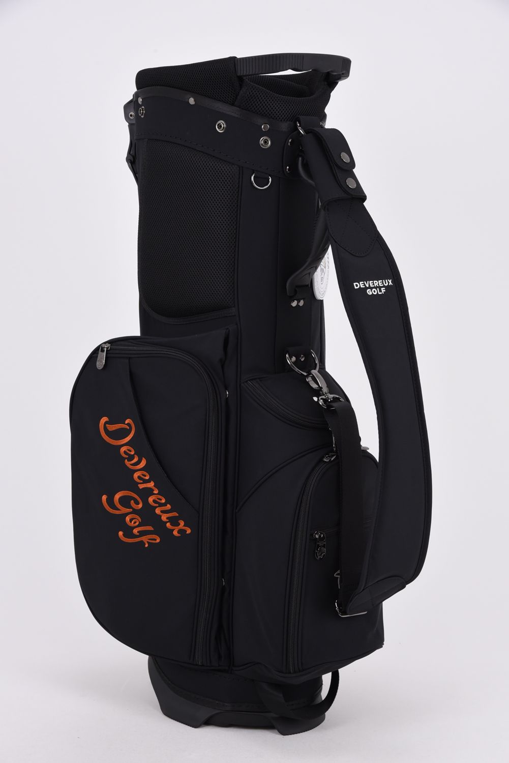 【26AW】 PIONEER TOWN Logo Assorted CADDIE BAG / ロゴアソート スタンドタイプ キャディバッグ (ブラック)