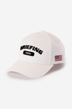 【26AW】 MEN’S COLLEGE LOGO CAP / カレッジロゴ刺繍 キャップ (ホワイト)