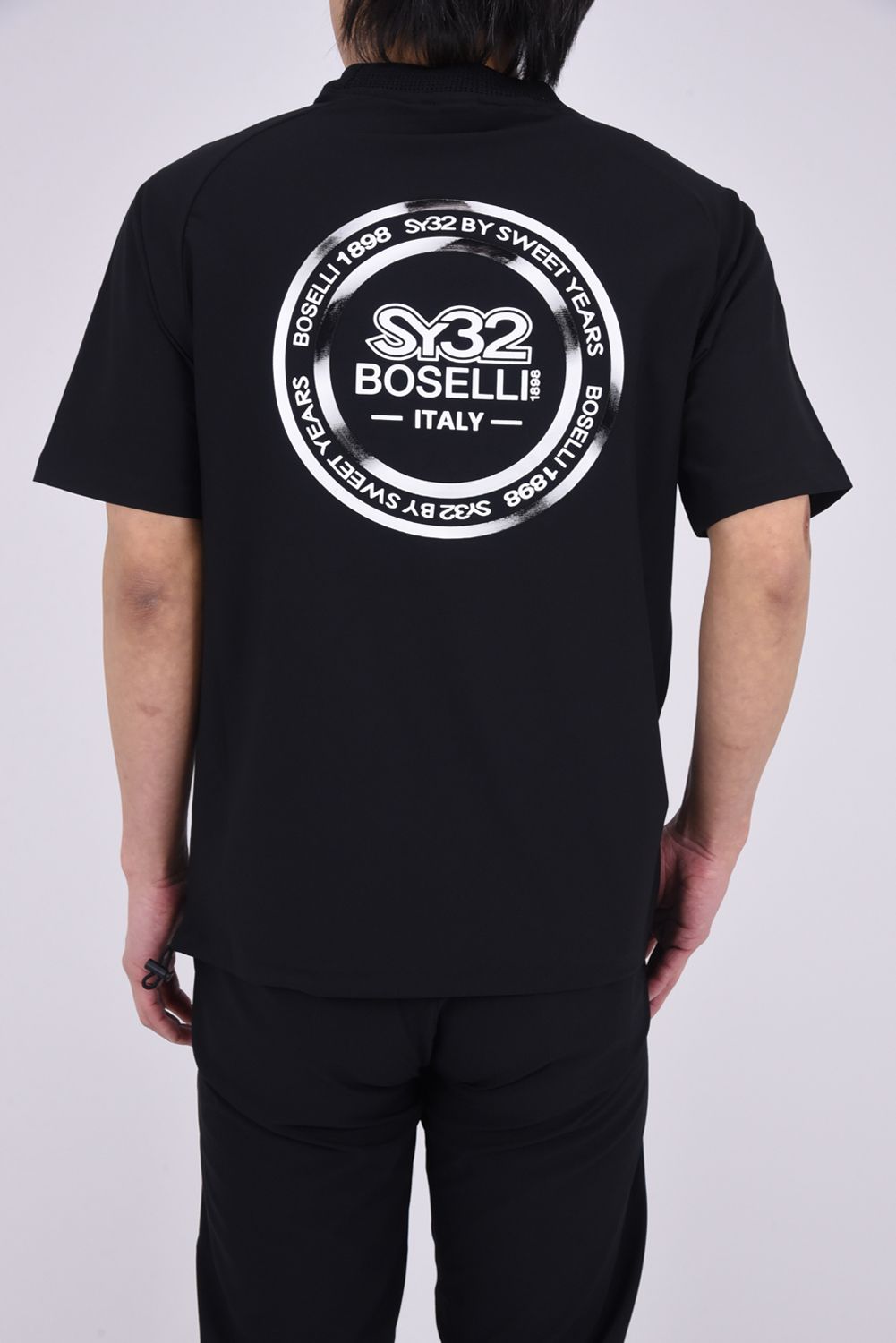 【26SS】 BOSELLI CREW SHIRTS / クルーネック Tシャツ (ブラック)