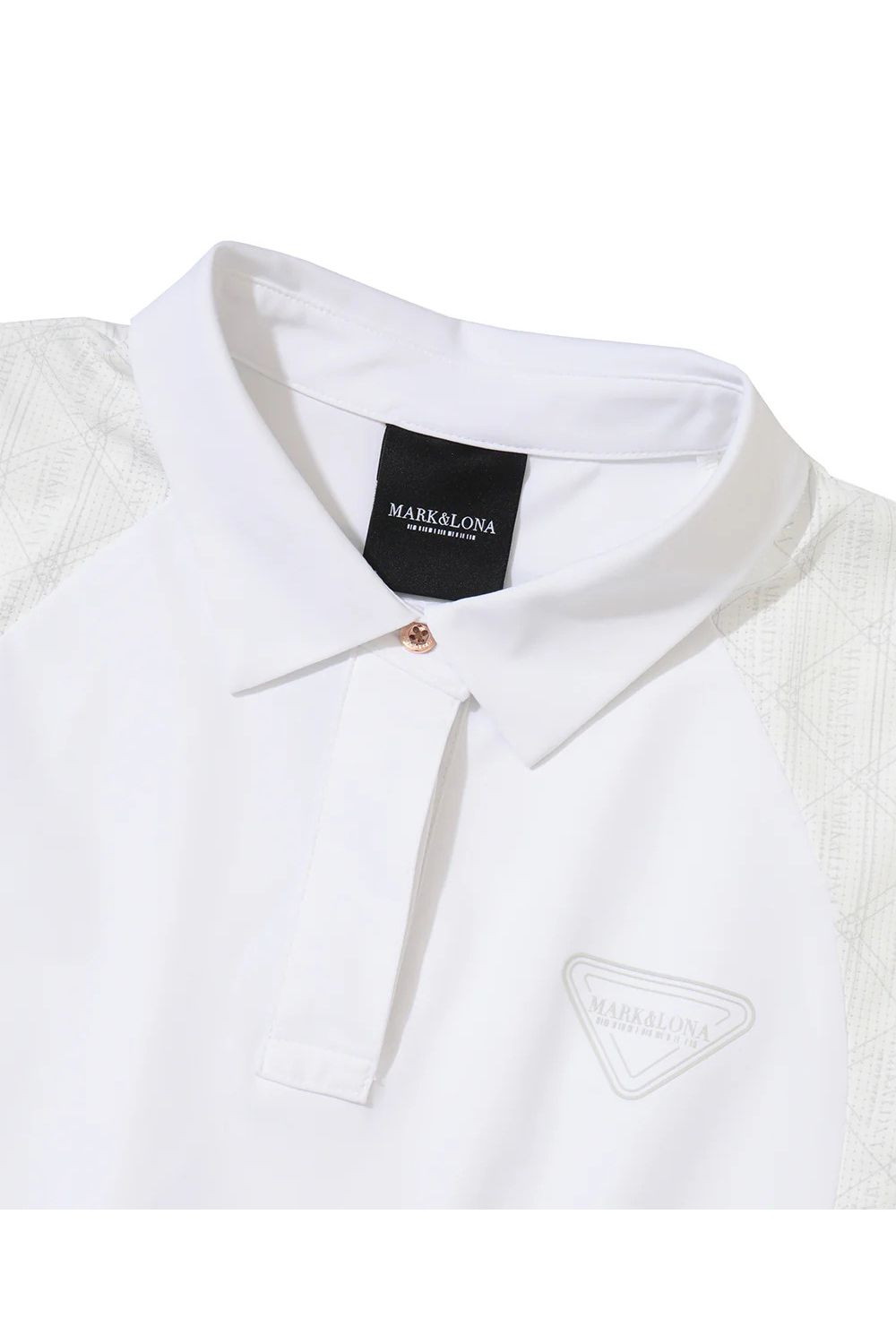 【26SS】【CODE COLLECTION】【レディース】 DCPL / 接触冷感 異素材切り替え ポロシャツ (ホワイト)